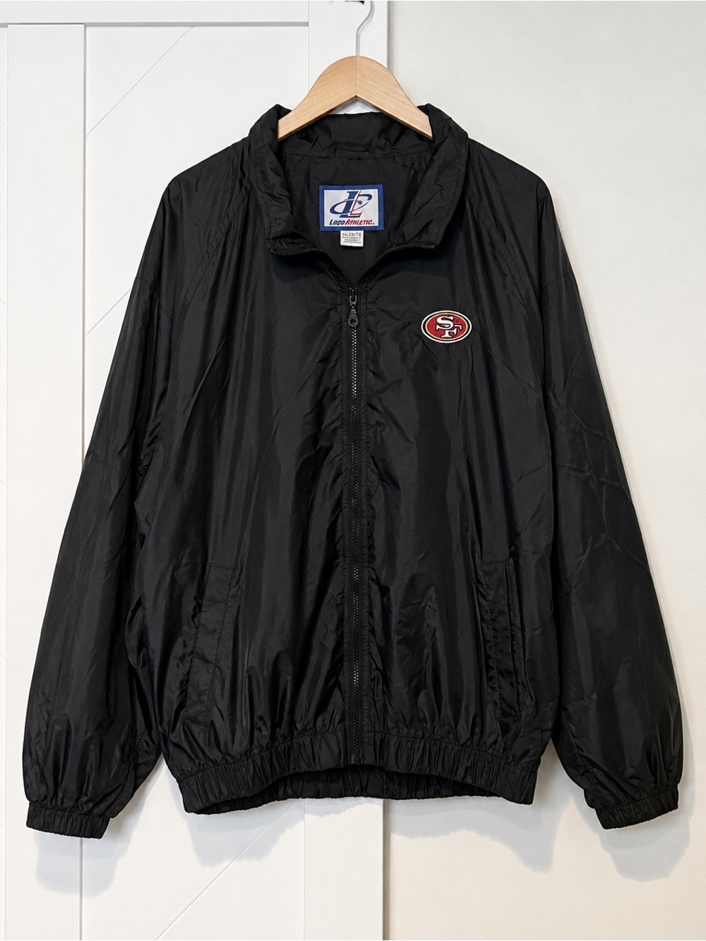 Vintage Logo Athletic San Francisco 49ers Windbreaker Jacket XL